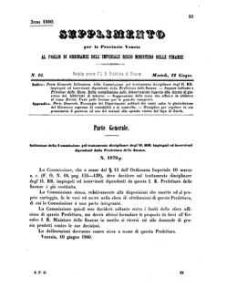 Verordnungsblatt für den Dienstbereich des K.K. Finanzministeriums für die im Reichsrate Vertretenen Königreiche und Länder 18600612 Seite: 1