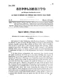 Verordnungsblatt für den Dienstbereich des K.K. Finanzministeriums für die im Reichsrate Vertretenen Königreiche und Länder 18600724 Seite: 1