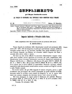 Verordnungsblatt für den Dienstbereich des K.K. Finanzministeriums für die im Reichsrate Vertretenen Königreiche und Länder 18600915 Seite: 1