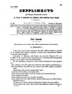 Verordnungsblatt für den Dienstbereich des K.K. Finanzministeriums für die im Reichsrate Vertretenen Königreiche und Länder 18601109 Seite: 1