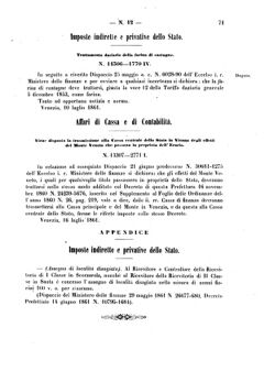 Verordnungsblatt für den Dienstbereich des K.K. Finanzministeriums für die im Reichsrate Vertretenen Königreiche und Länder 18610725 Seite: 3