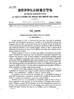 Verordnungsblatt für den Dienstbereich des K.K. Finanzministeriums für die im Reichsrate Vertretenen Königreiche und Länder 18611007 Seite: 1