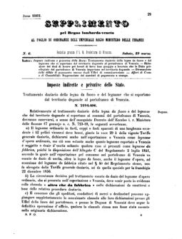 Verordnungsblatt für den Dienstbereich des K.K. Finanzministeriums für die im Reichsrate Vertretenen Königreiche und Länder 18620329 Seite: 1