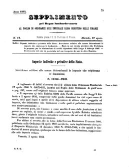 Verordnungsblatt für den Dienstbereich des K.K. Finanzministeriums für die im Reichsrate Vertretenen Königreiche und Länder 18620819 Seite: 1