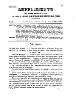 Verordnungsblatt für den Dienstbereich des K.K. Finanzministeriums für die im Reichsrate Vertretenen Königreiche und Länder 18621120 Seite: 1