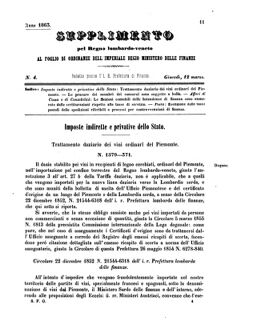 Verordnungsblatt für den Dienstbereich des K.K. Finanzministeriums für die im Reichsrate Vertretenen Königreiche und Länder 18630312 Seite: 1