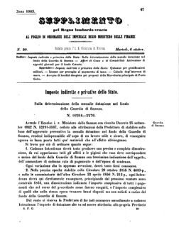 Verordnungsblatt für den Dienstbereich des K.K. Finanzministeriums für die im Reichsrate Vertretenen Königreiche und Länder 18631006 Seite: 1