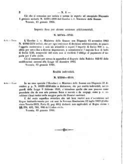 Verordnungsblatt für den Dienstbereich des K.K. Finanzministeriums für die im Reichsrate Vertretenen Königreiche und Länder 18640119 Seite: 2