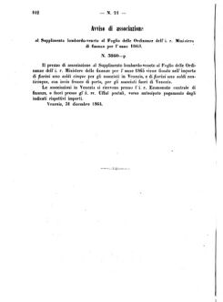 Verordnungsblatt für den Dienstbereich des K.K. Finanzministeriums für die im Reichsrate Vertretenen Königreiche und Länder 18641231 Seite: 2