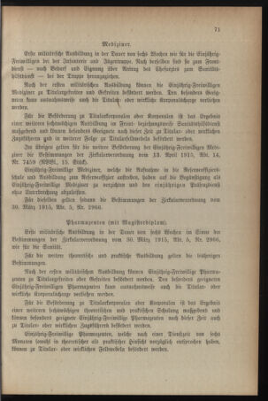 Verordnungsblatt für die k.k. Landwehr. Normalverordnungen 19150621 Seite: 3