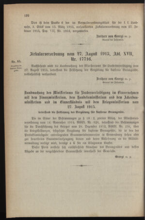 Verordnungsblatt für die k.k. Landwehr. Normalverordnungen 19150904 Seite: 2