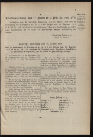 Verordnungsblatt für die k.k. Landwehr. Normalverordnungen 19160129 Seite: 3