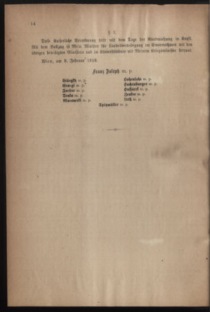 Verordnungsblatt für die k.k. Landwehr. Normalverordnungen 19160219 Seite: 2