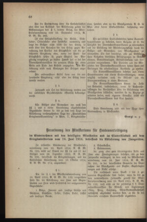 Verordnungsblatt für die k.k. Landwehr. Normalverordnungen 19160624 Seite: 2