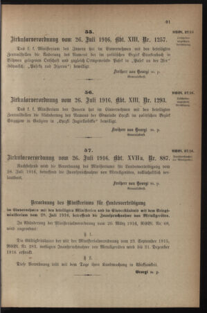 Verordnungsblatt für die k.k. Landwehr. Normalverordnungen 19160805 Seite: 3