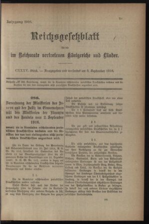 Verordnungsblatt für die k.k. Landwehr. Normalverordnungen 19160903 Seite: 1