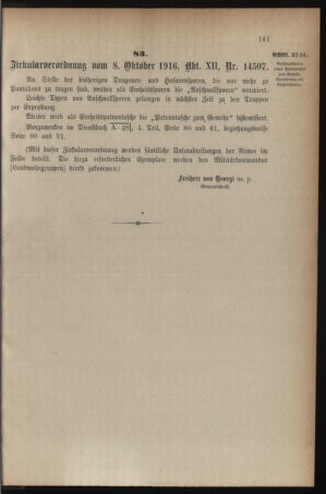 Verordnungsblatt für die k.k. Landwehr. Normalverordnungen 19161014 Seite: 11