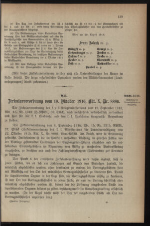 Verordnungsblatt für die k.k. Landwehr. Normalverordnungen 19161014 Seite: 9