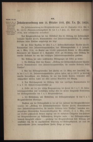 Verordnungsblatt für die k.k. Landwehr. Normalverordnungen 19161021 Seite: 6