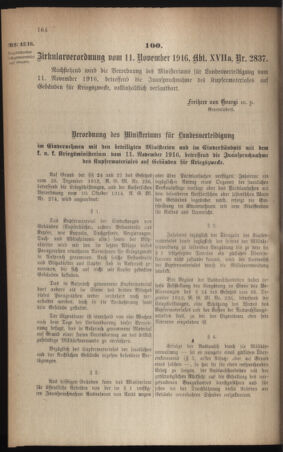 Verordnungsblatt für die k.k. Landwehr. Normalverordnungen 19161118 Seite: 2