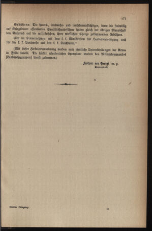 Verordnungsblatt für die k.k. Landwehr. Normalverordnungen 19161125 Seite: 5