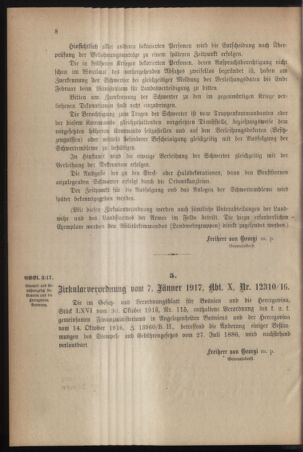 Verordnungsblatt für die k.k. Landwehr. Normalverordnungen 19170113 Seite: 2