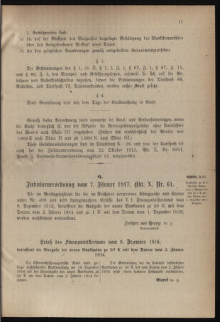 Verordnungsblatt für die k.k. Landwehr. Normalverordnungen 19170113 Seite: 5