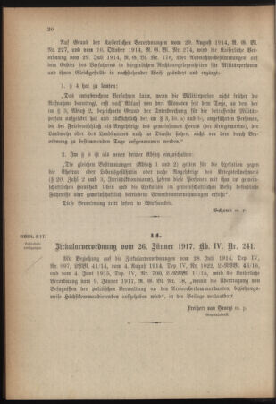 Verordnungsblatt für die k.k. Landwehr. Normalverordnungen 19170203 Seite: 2