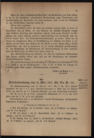 Verordnungsblatt für die k.k. Landwehr. Normalverordnungen 19170317 Seite: 3