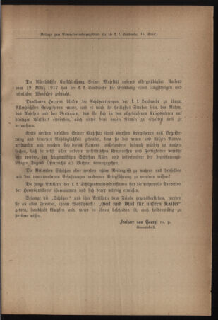 Verordnungsblatt für die k.k. Landwehr. Normalverordnungen 19170404 Seite: 9