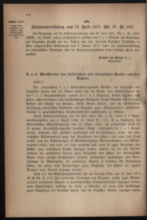 Verordnungsblatt für die k.k. Landwehr. Normalverordnungen 19170421 Seite: 2