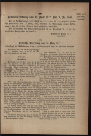 Verordnungsblatt für die k.k. Landwehr. Normalverordnungen 19170421 Seite: 5