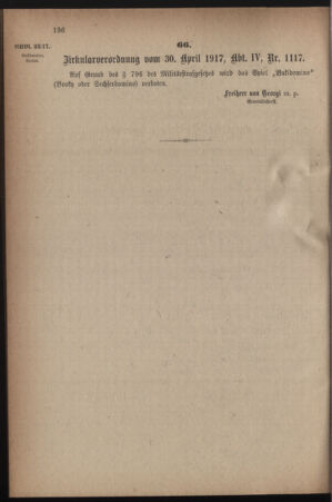 Verordnungsblatt für die k.k. Landwehr. Normalverordnungen 19170505 Seite: 2