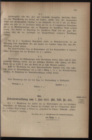 Verordnungsblatt für die k.k. Landwehr. Normalverordnungen 19170714 Seite: 7