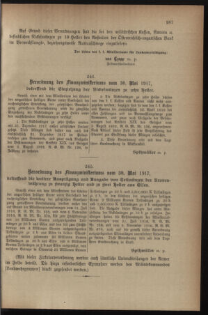 Verordnungsblatt für die k.k. Landwehr. Normalverordnungen 19170721 Seite: 3