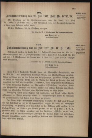 Verordnungsblatt für die k.k. Landwehr. Normalverordnungen 19170728 Seite: 3