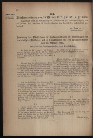 Verordnungsblatt für die k.k. Landwehr. Normalverordnungen 19171103 Seite: 2