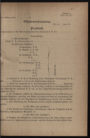 Verordnungsblatt für die k.k. Landwehr. Normalverordnungen 19180126 Seite: 67