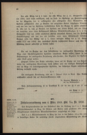 Verordnungsblatt für die k.k. Landwehr. Normalverordnungen 19180309 Seite: 4