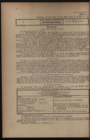 Verordnungsblatt für die k.k. Landwehr. Normalverordnungen 19180427 Seite: 16