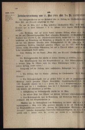 Verordnungsblatt für die k.k. Landwehr. Normalverordnungen 19180518 Seite: 2