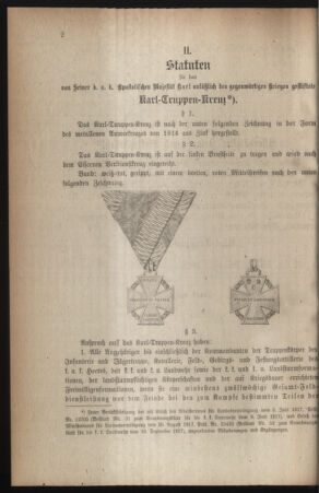 Verordnungsblatt für die k.k. Landwehr. Normalverordnungen 19180831 Seite: 6