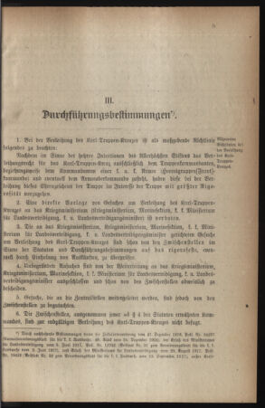 Verordnungsblatt für die k.k. Landwehr. Normalverordnungen 19180831 Seite: 9