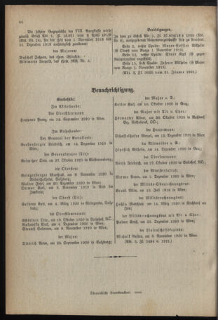 Verordnungsblatt für das deutschösterreichische Staatsamt für Heerwesen 19210205 Seite: 2