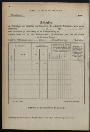 Verordnungsblatt für das deutschösterreichische Staatsamt für Heerwesen 19210215 Seite: 16