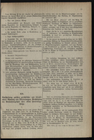 Verordnungsblatt für das deutschösterreichische Staatsamt für Heerwesen 19210219 Seite: 3