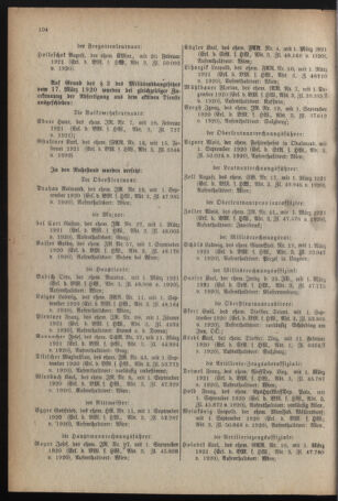 Verordnungsblatt für das deutschösterreichische Staatsamt für Heerwesen 19210305 Seite: 10