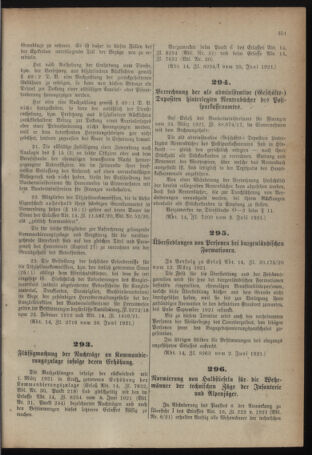 Verordnungsblatt für das deutschösterreichische Staatsamt für Heerwesen 19210707 Seite: 7