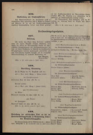 Verordnungsblatt für das deutschösterreichische Staatsamt für Heerwesen 19210715 Seite: 6