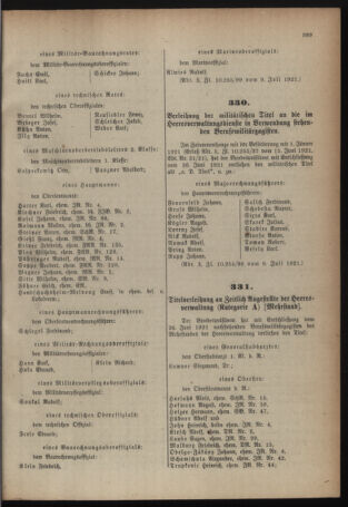 Verordnungsblatt für das deutschösterreichische Staatsamt für Heerwesen 19210715 Seite: 7